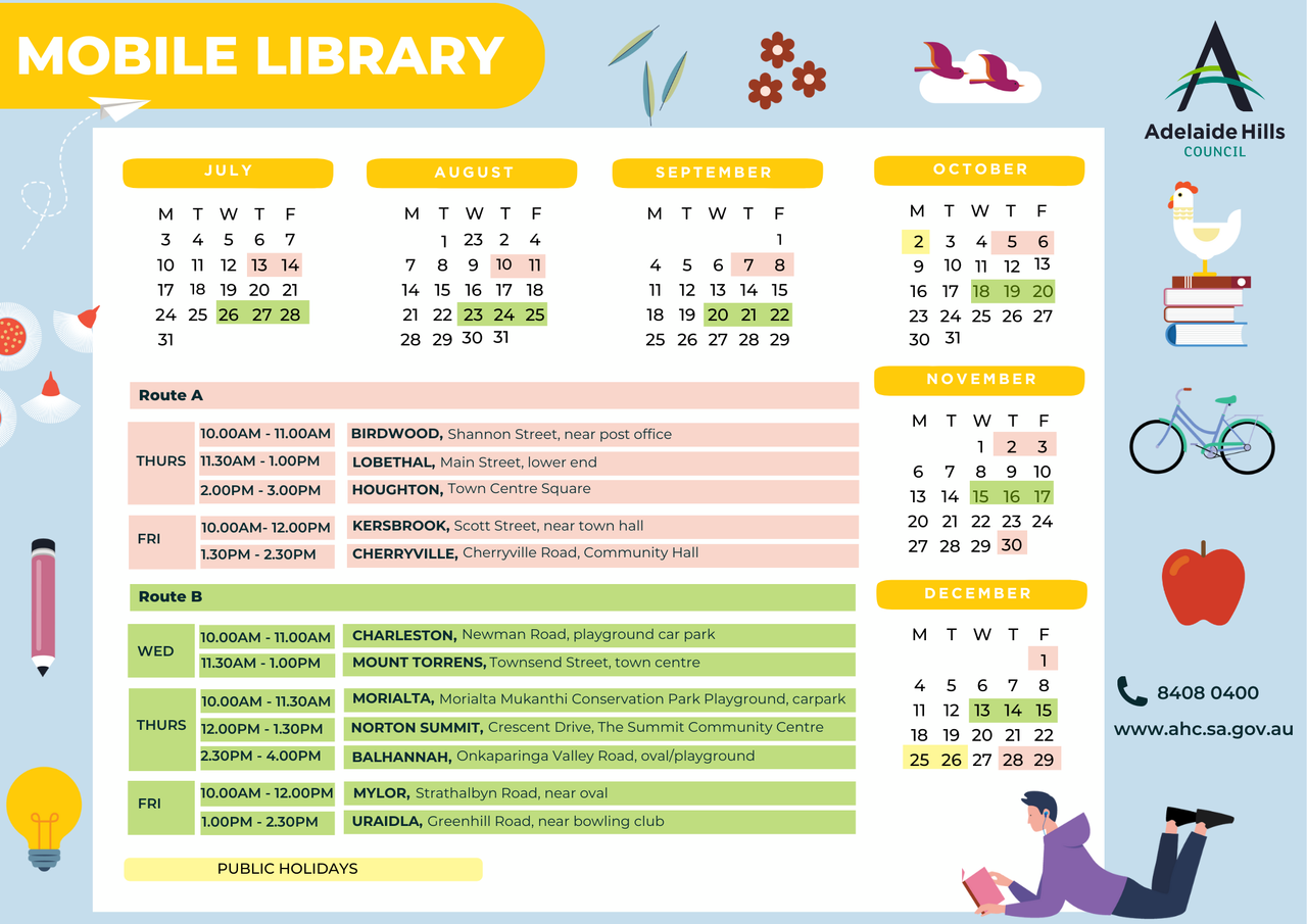 Home Service and Mobile Library • Adelaide Hills Council